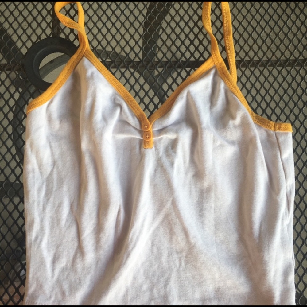 yellow cami top